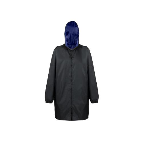 Дождевик Bi-color унисекс, синий классический/черный