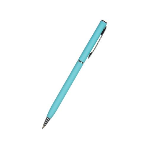 Ручка Palermo шариковая  автоматическая, бирюзовый металлический корпус, 0,7 мм, синяя