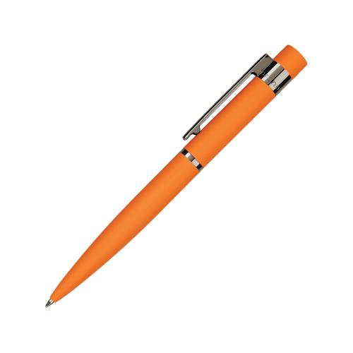 Ручка металлическая шариковая Verona, софт-тач, 1.0 мм, оранжевый