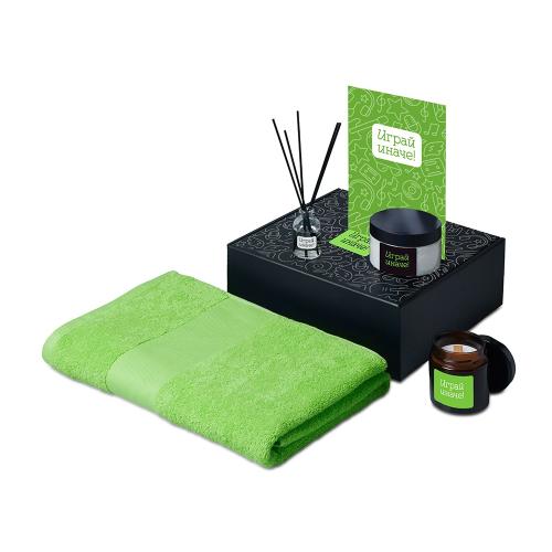 Подарочный набор Re:y. Care с полотенцем, солью для ванны и диффузором