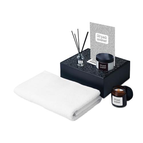 Подарочный набор Re:y. Care с полотенцем, солью для ванны и диффузором