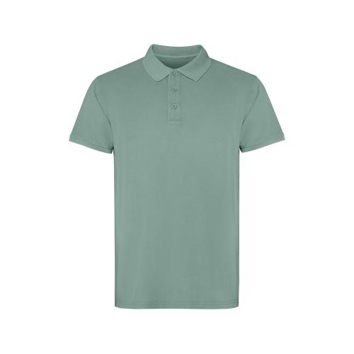 Рубашка поло Cobain унисекс, сине-зеленый выстиранный