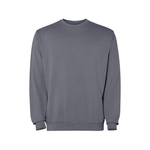 Свитшот Jaya унисекс, серо-голубой выстиранный