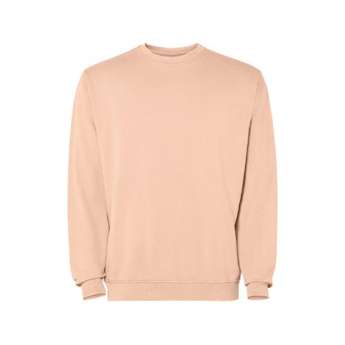 Свитшот Jaya унисекс, светло-абрикосовый выстиранный