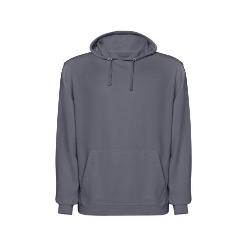 Толстовка с капюшоном KENIA унисекс, серо-голубой выстиранный