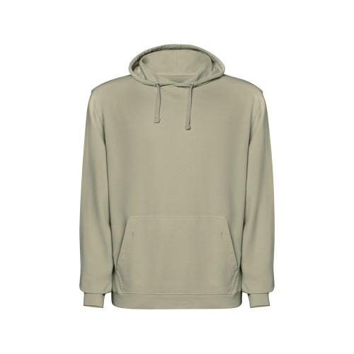 Толстовка с капюшоном KENIA унисекс, светлый хаки выстиранный