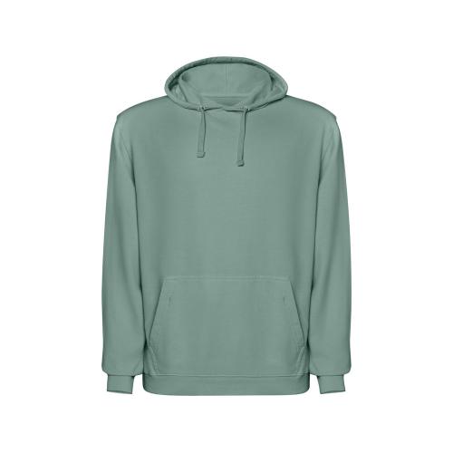 Толстовка с капюшоном KENIA унисекс, сине-зеленый выстиранный