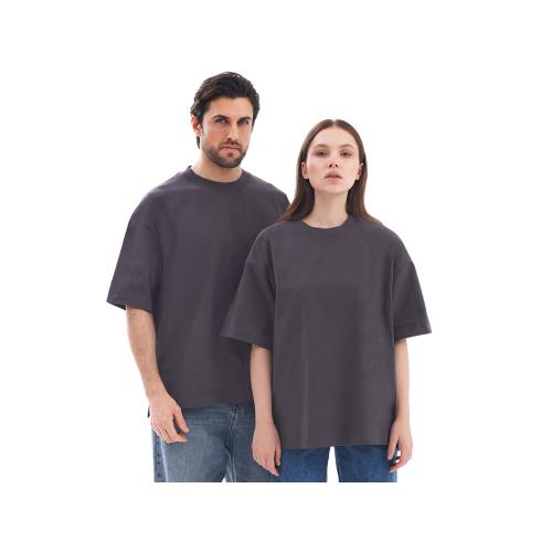 Футболка оверсайз Beta.01 унисекс, темно-серый