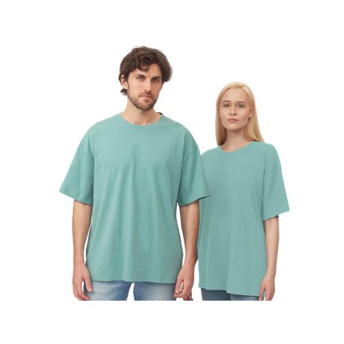 Футболка оверсайз Vienna унисекс , припылено-бирюзовый