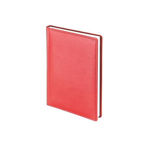 Ежедневник недатированный А4 Velvet, красный