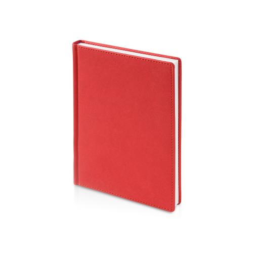 Ежедневник А5 датированный Velvet 2026, красный