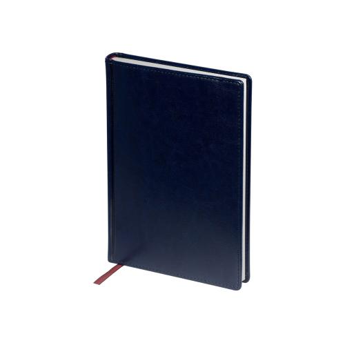 Ежедневник недатированный А5 Sidney Nebraska, синий (белый обрез)