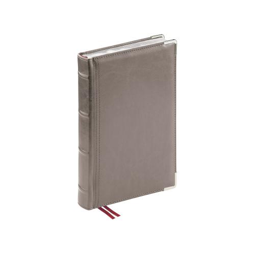 Ежедневник А5 полудатированный Boss, серый