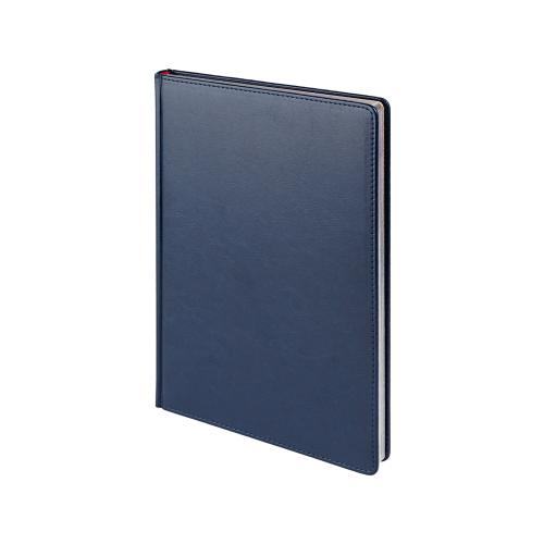 Ежедневник недатированный А4 Sidney Nebraska, синий (серебряный обрез)