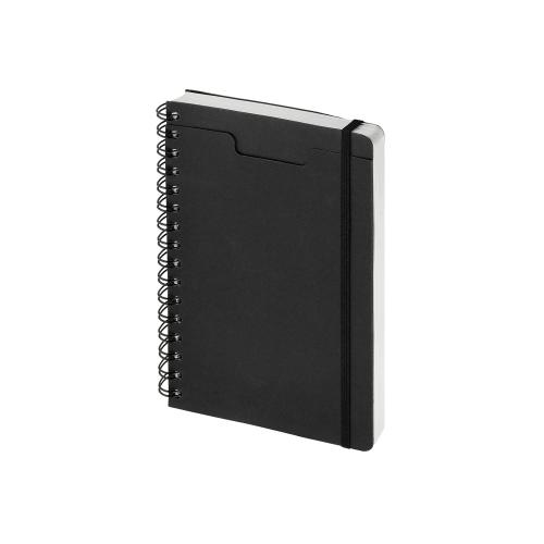Ежедневник недатированный на гребне А5 Pragmatic, черный