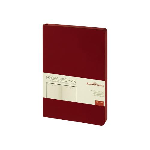 Ежедневник недатированный А5 Megapolis Color Flex New, бордовый