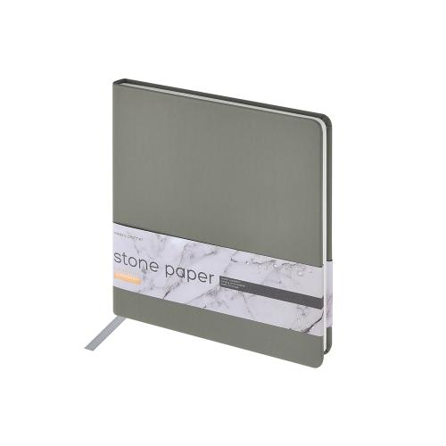 Еженедельник с каменной бумагой А5+ Carrara, серый