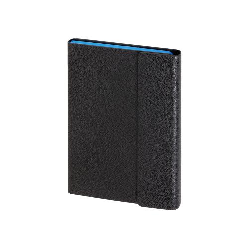 Ежедневник недатированный с магнитным клапаном А5 Venezia, черный