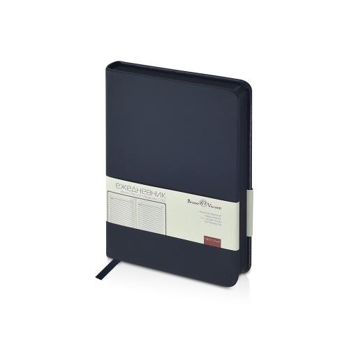Ежедневник недатированный А6+ Megapolis Color, темно-синий navy