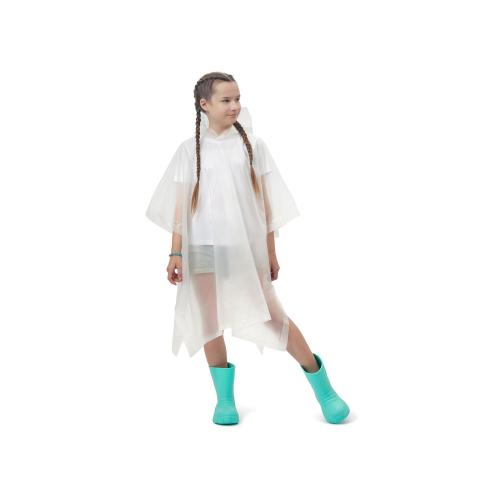 Пончо Hawaii c чехлом детский, белый