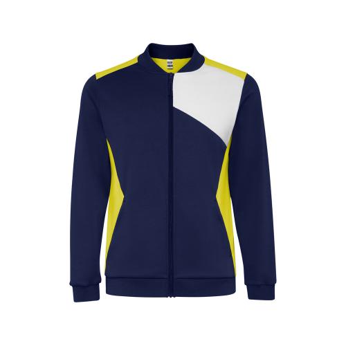 Спортивная куртка Leros унисекс, желтый/синий нэйви