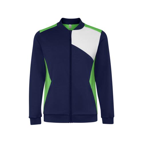 Спортивная куртка Leros унисекс, папоротниковый/синий нэйви