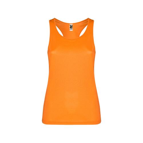 Топ спортивный Shura женский, неоновый оранжевый
