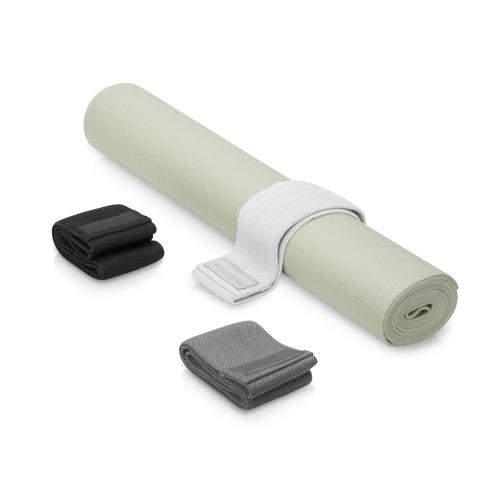 Подарочный набор с ковриком и фитнес резинками Virasana, оливковый
