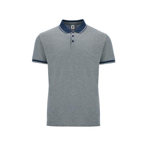 Рубашка поло Bowie мужская, меланжевый нэйви