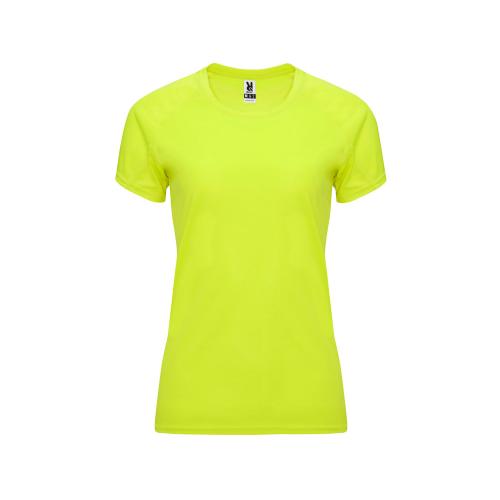 Футболка Bahrain женская, неоновый желтый
