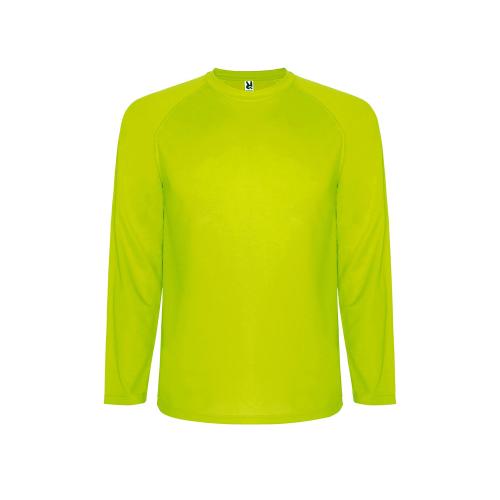 Футболка Montecarlo  мужская с длинным рукавом, неоновый желтый