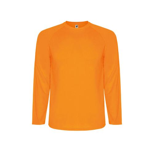 Футболка Montecarlo  мужская с длинным рукавом, неоновый оранжевый