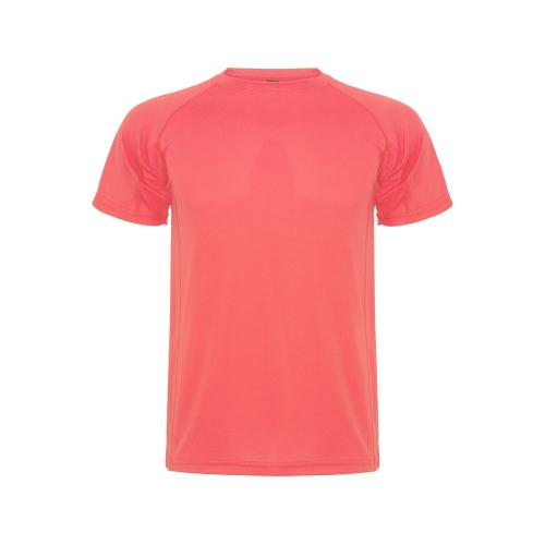 Спортивная футболка Montecarlo мужская, неоновый коралловый