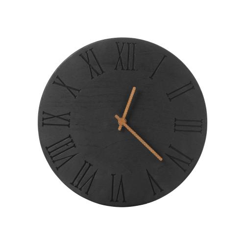 Часы деревянные Magnus, 28 см, черный