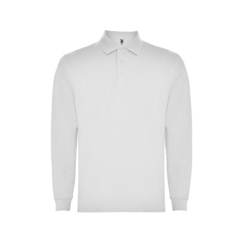 Рубашка поло Carpe мужская с длинным рукавом, белый