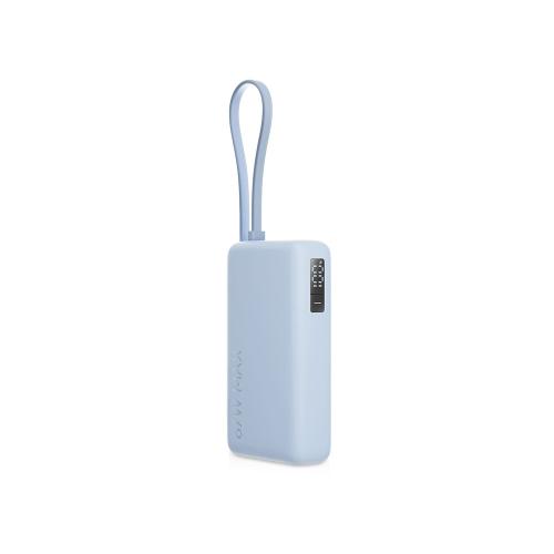 Внешний аккумулятор со встроенным кабелем Xiaomi 67W Power Bank 10000 (Integrated Cable) Ice Blue