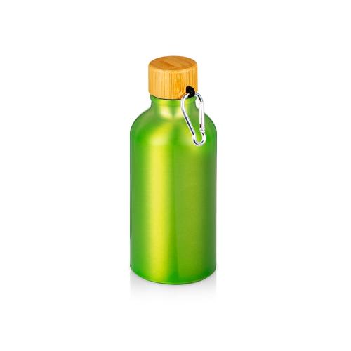 Бутылка Hip S Bamboo с карабином 400мл, зеленое яблоко