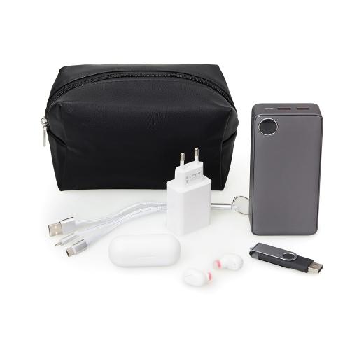 Органайзер для электроники и проводов Enio, черный