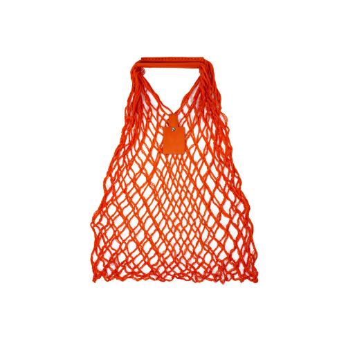 Авоська Dream М old style 15 литров с кожаными ручками, оранжевый (5)