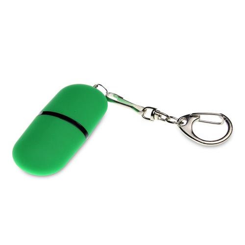 Флешка Goutte Soft-touch на 512 Мбайт, зеленый