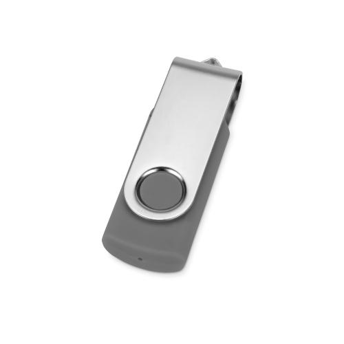 Флеш-карта USB 2.0 16 ГБ Квебек, серый