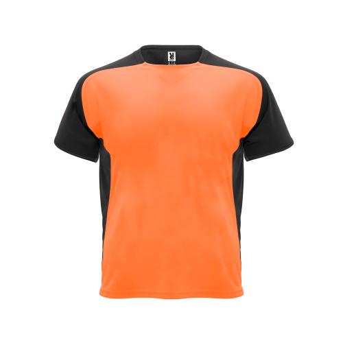 Футболка Bugatti мужская, неоновый оранжевый/черный