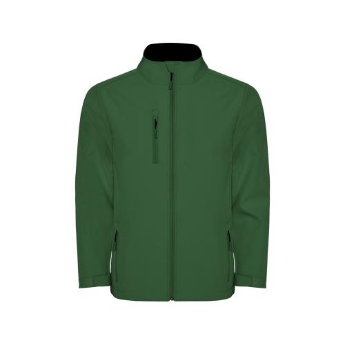 Куртка софтшелл Nebraska мужская, бутылочный зеленый