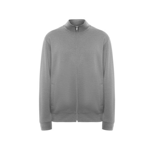 Толстовка на молнии Ulan, серый меланж