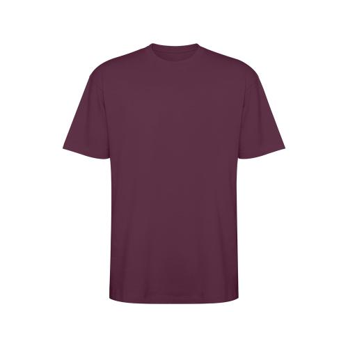 Футболка оверсайз Bull унисекс, сливовый