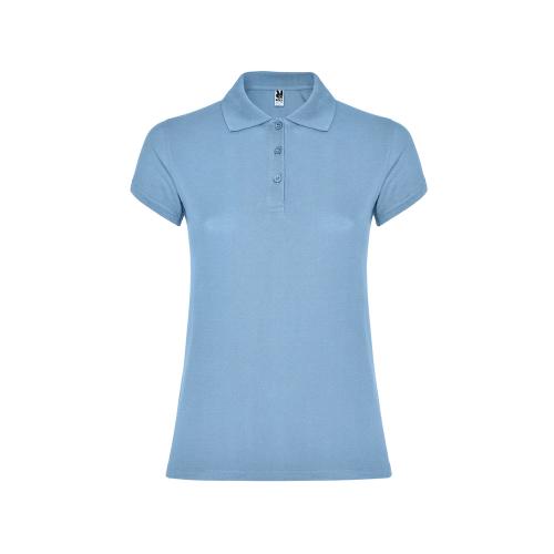 Рубашка поло Star женская, небесно-голубой