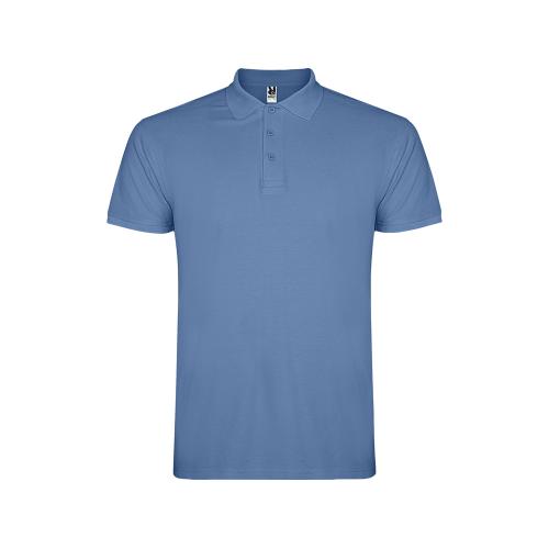 Рубашка поло Star мужская, лазурно-голубой