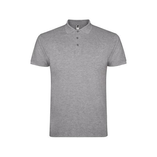 Рубашка поло Star мужская, серый меланж