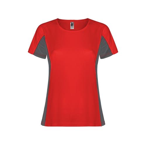 Футболка Shanghai женская, красный/графитовый