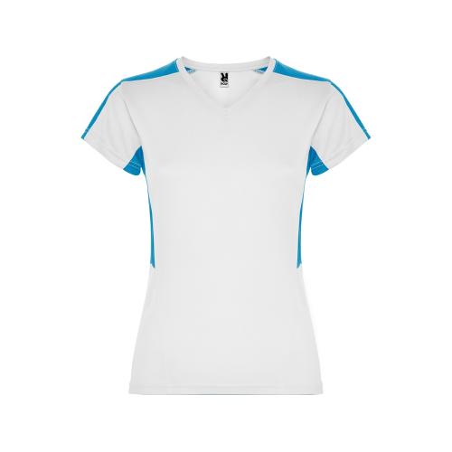 Футболка Suzuka женская, белый/бирюзовый